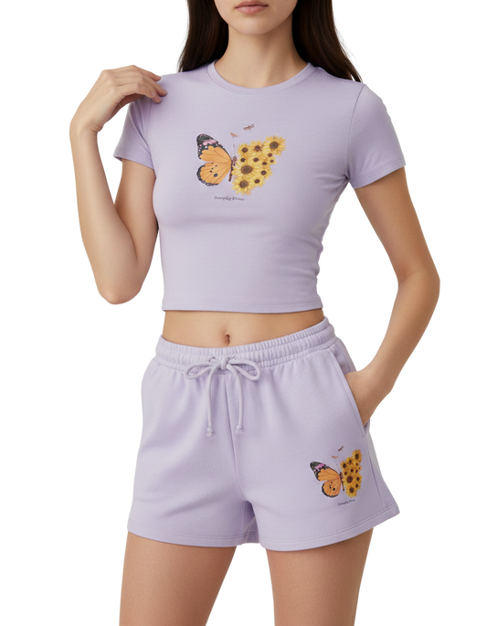 Everyday Bloom Baby Tee & Shorts Co-Ord Set